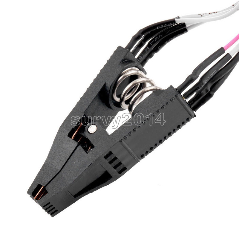 Soic8 Sop8 Flash Chip Ic Test Clips Socket Adpter Bios/24/25/93 Programmer