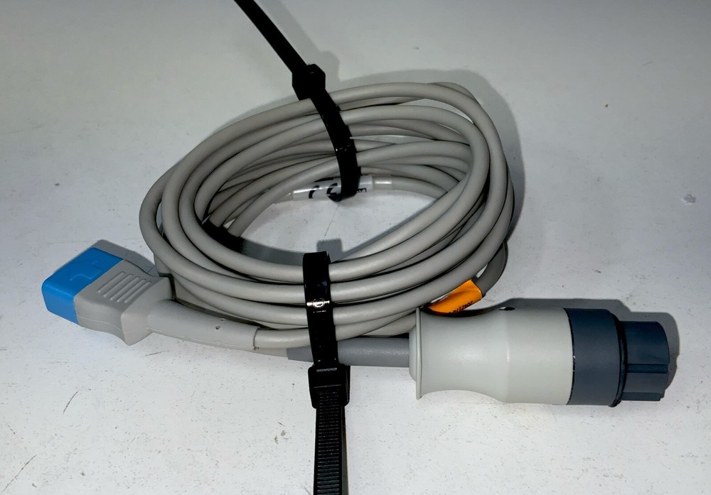 GE TS-N3 TruSignal SpO2 Interconnect Cable with Datex Connector, 3m/10ft