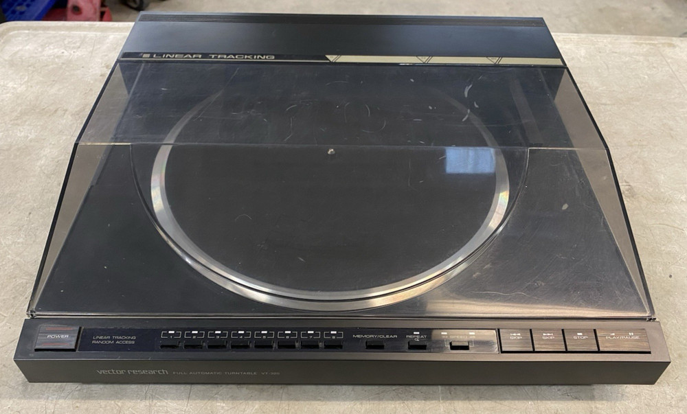 Vintage Vector Research VT-320 Turntable Linear Tracking Record Player *REPAIR*