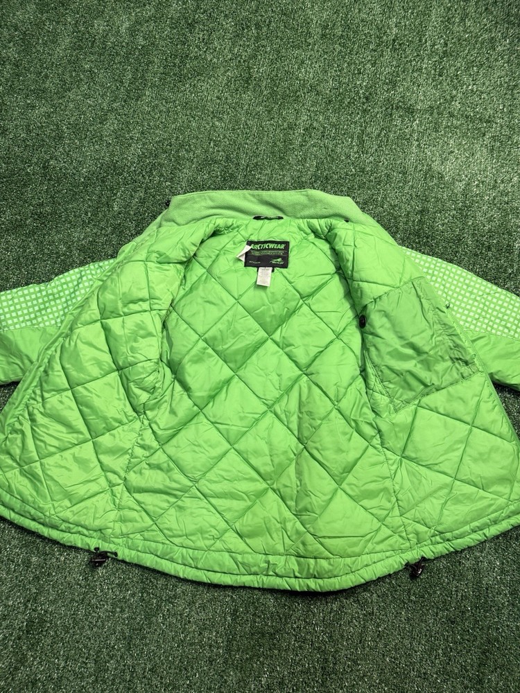 Arctic Cat Arcticwear Medium Green Snowmobile Jacket