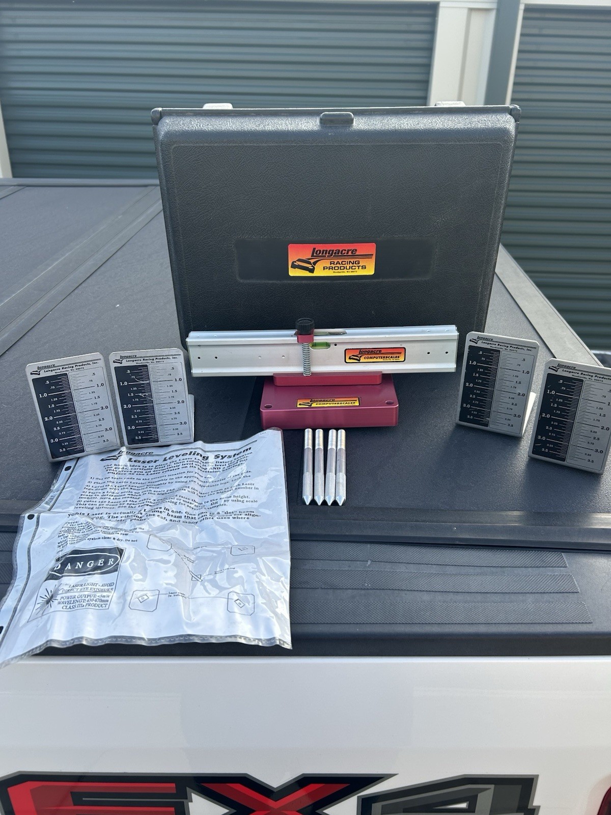 Longacre Racing - Laser Leveling System For Setting Up Scale Pads