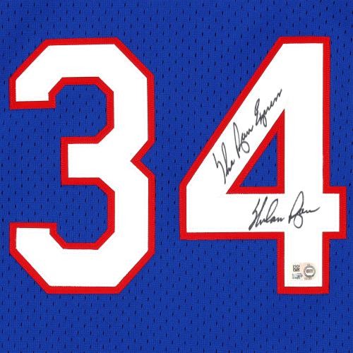 Nolan Ryan Rangers Signed Mitchell & Ness Authentic Jersey w/Ryan Express Insc