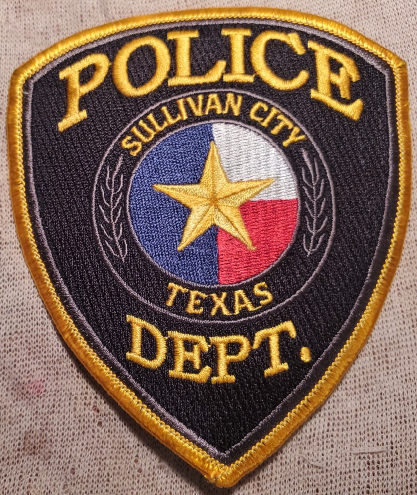TX Sullivan City Texas Police Shoulder Patch