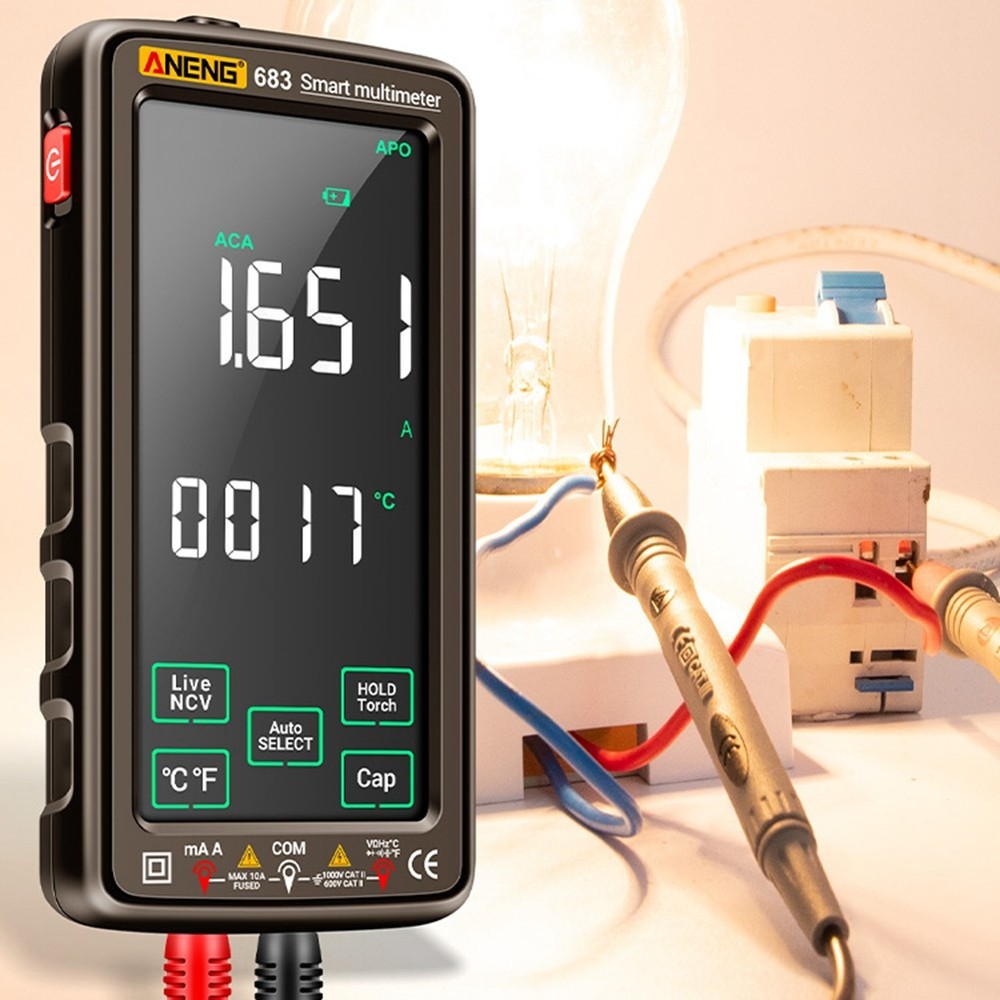 683 Multimeter High-End 6000 Counts Multimetro Test Rechargeable1770