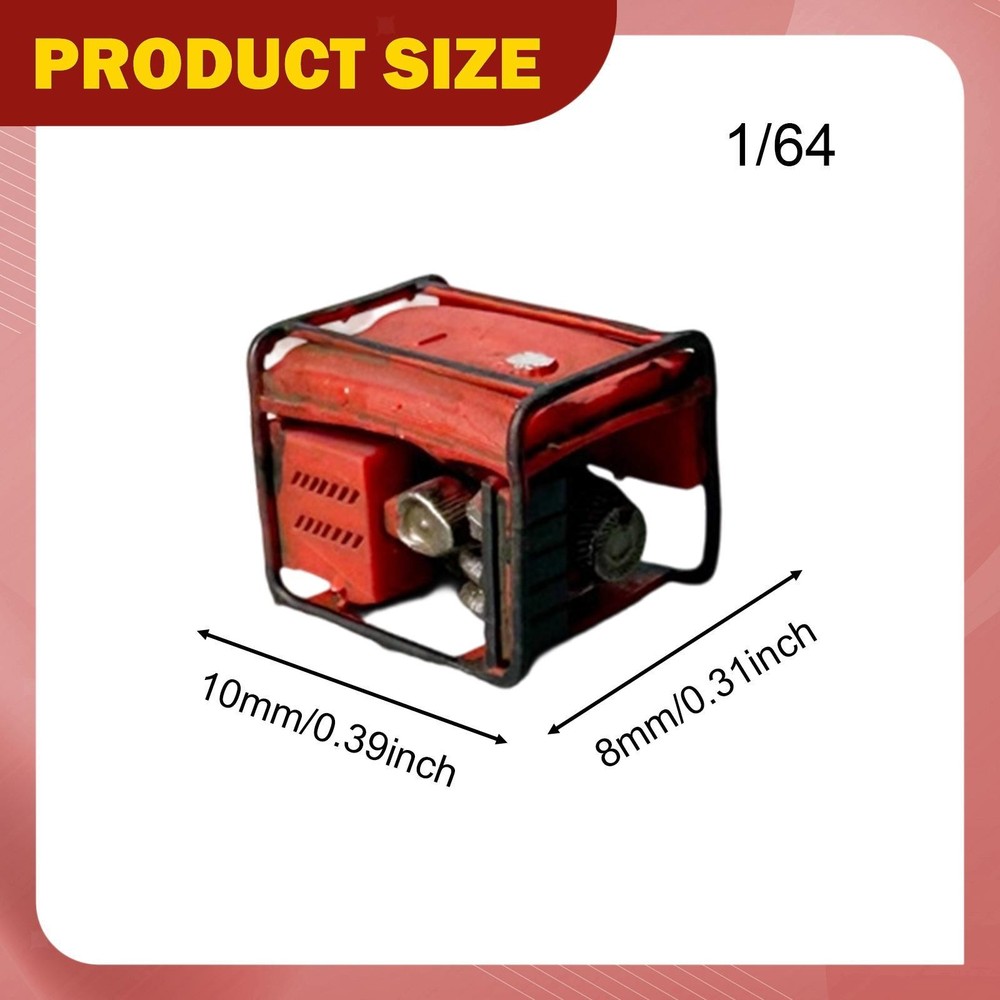 1/64 Scale Miniature Electric Generator Scene Display Model Tiny Diorama