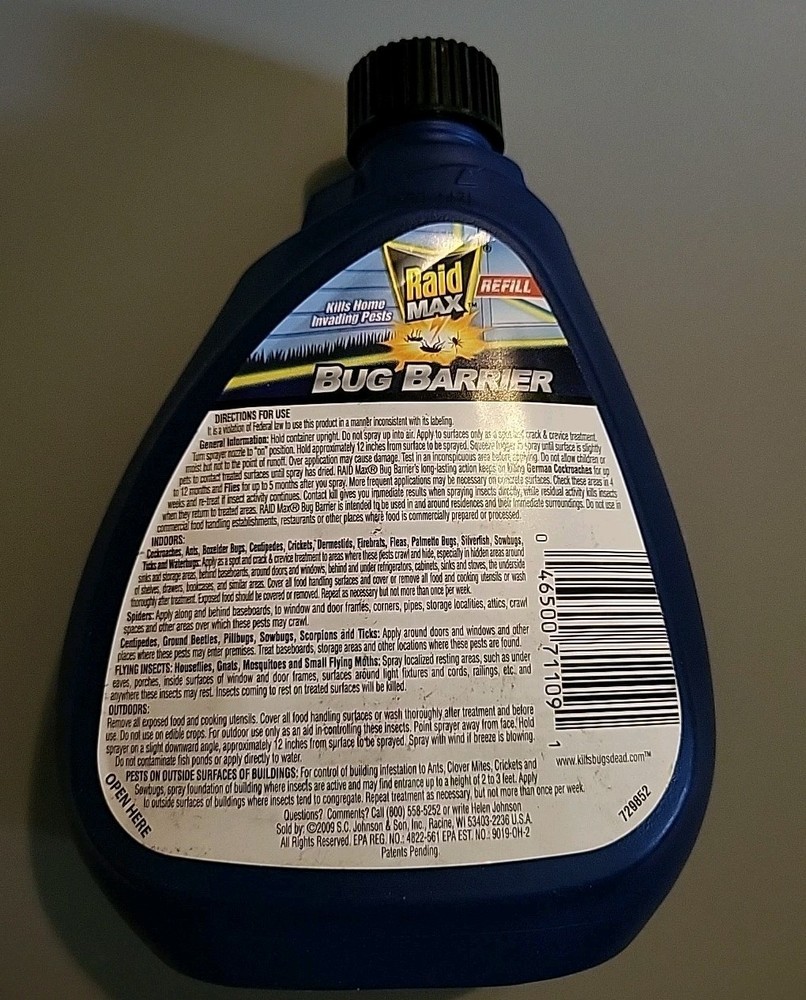 Raid Max Bug Barrier Indoor/Outdoor Refill 30oz