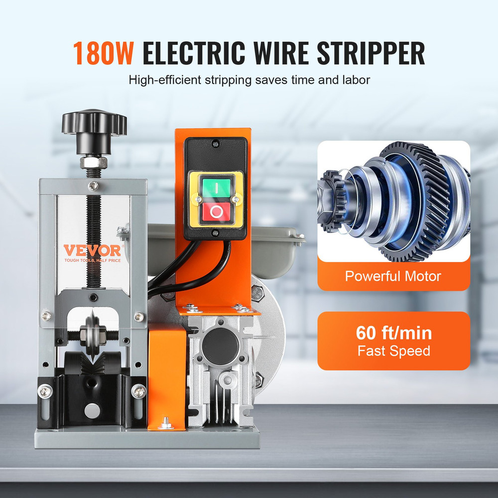 Automatic Wire Stripping Machine, for Scrap Copper Recycling