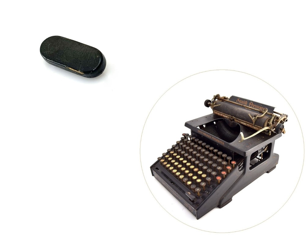 Backspace or Margin Release Key for Smith Premier No. 10 Typewriter Antique Part