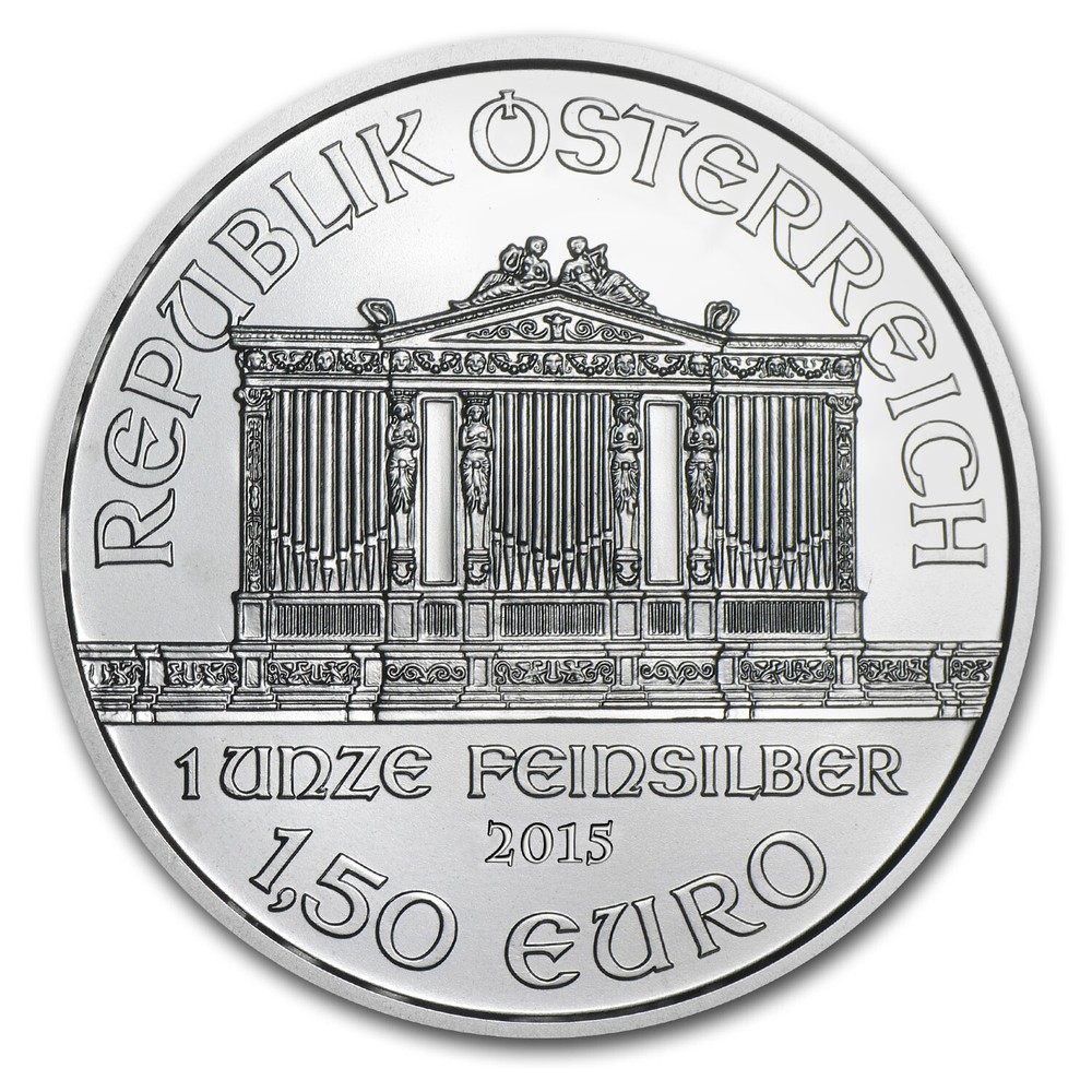 2015 Austria 1 oz Silver Philharmonic BU