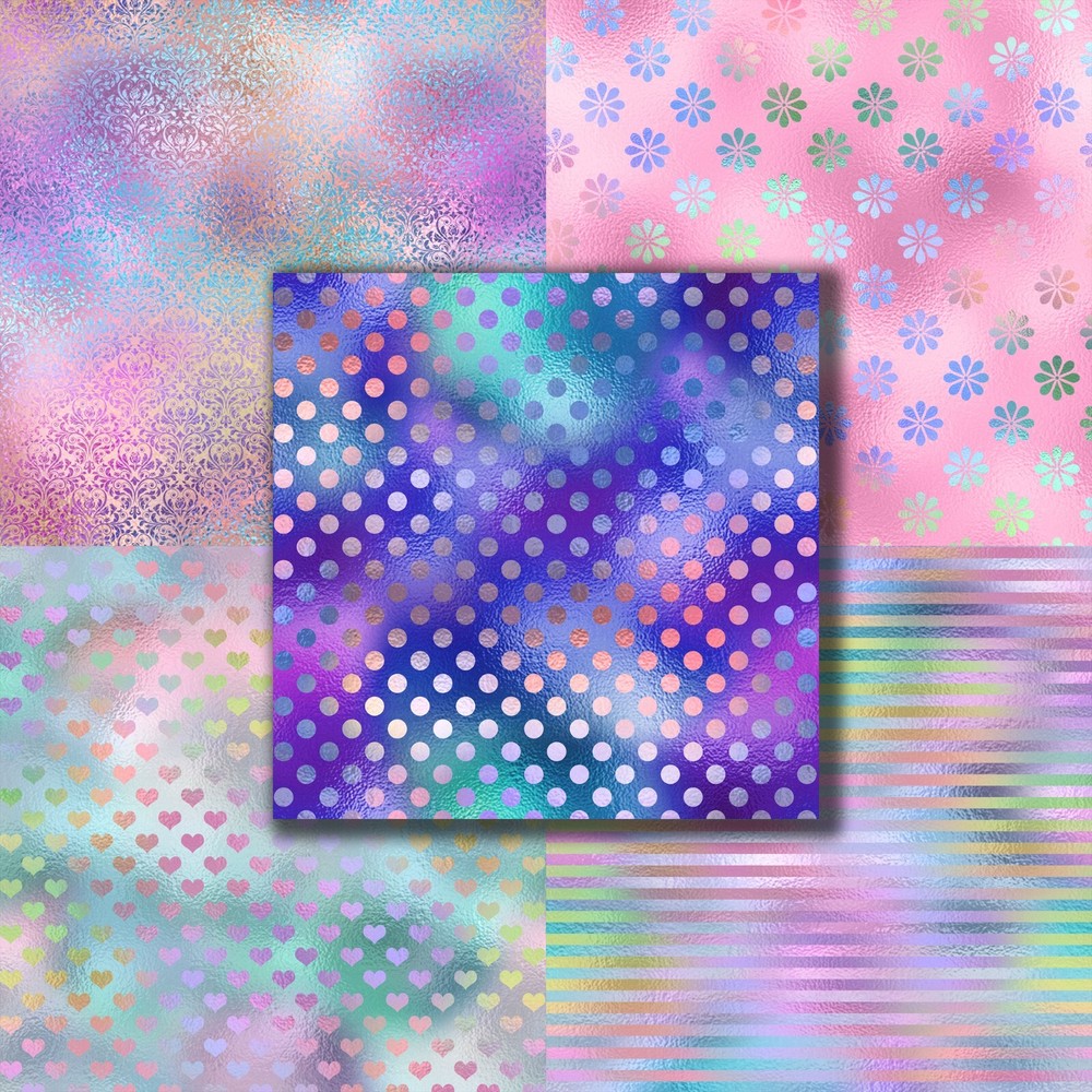 IRIDESCENT PATTERNS - Paper Pack