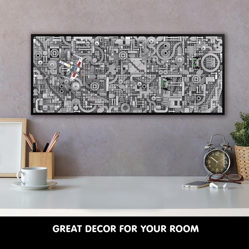 1501-Piece Star Wars Wall Art Craft Kit - Creative Micro Block Experience