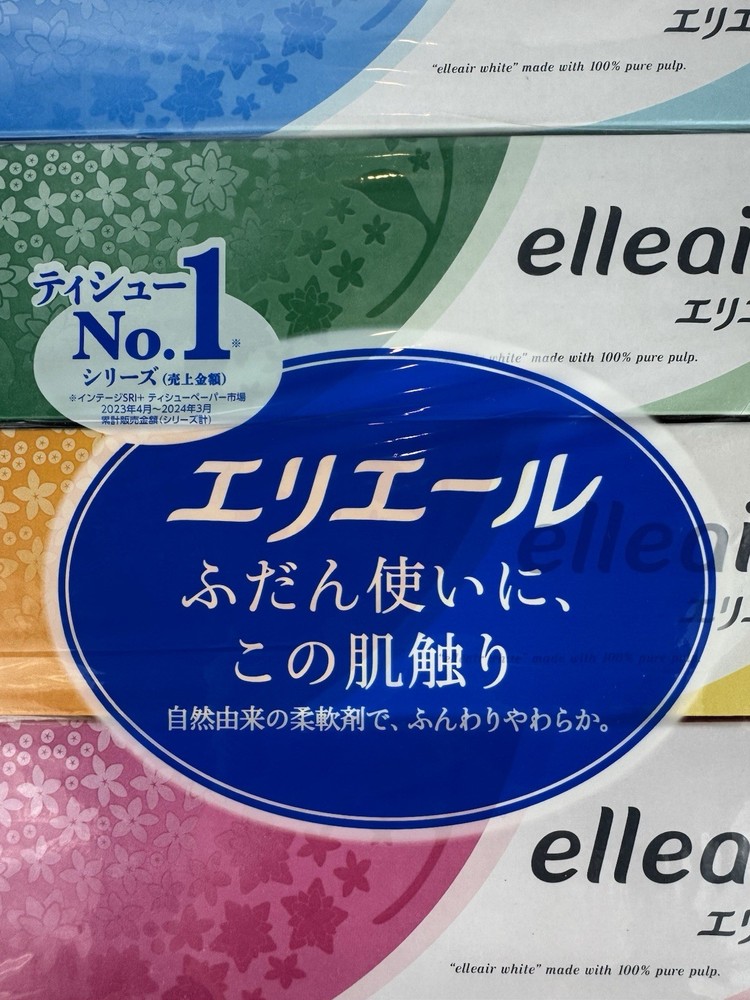Elleair Tissue 180 Sheets 5 Piece 2.1 lb