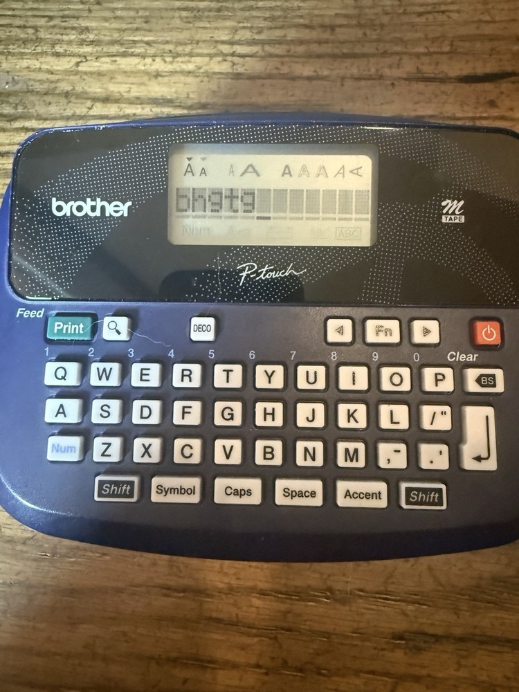 Brother P-Touch Model PT-45 Label Maker Tested & Working