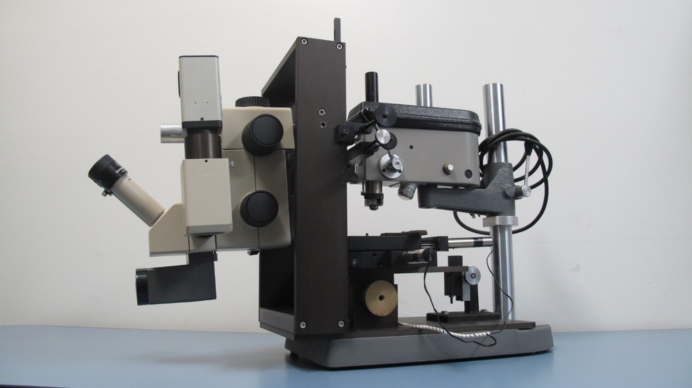 Precision Servo Drill Press System Servo Products With Olympus SZH Microscope