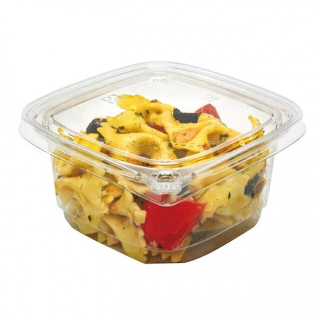 Eatery Essentials 12 oz Tamper Evident Deli Square Container, PET, Clear |