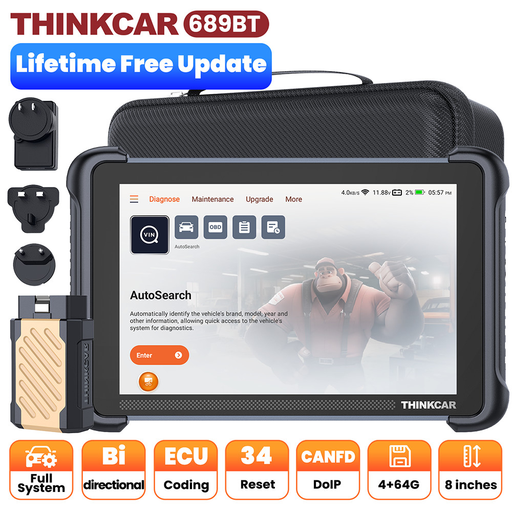 2025 ThinkScan 689BT Car Bidirectional Scanner Auto Full System Diagnostic Tool