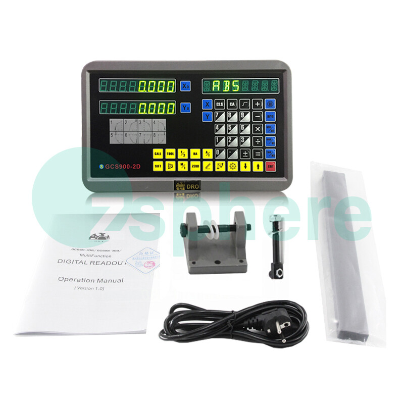 2 Axis digital readout & 5micron linear scale encoder Kit 85V~260V Precision US