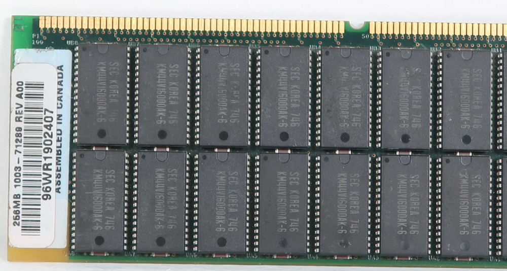 HP Compaq NetServer Memory 4x 256MB – 32M x 72E EDO ECC 60ns 3.3V – #1003-71289
