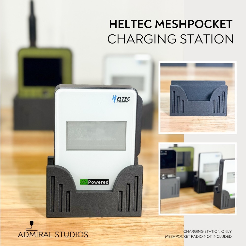 Meshtastic Heltec MeshPocket Radio Charging Dock
