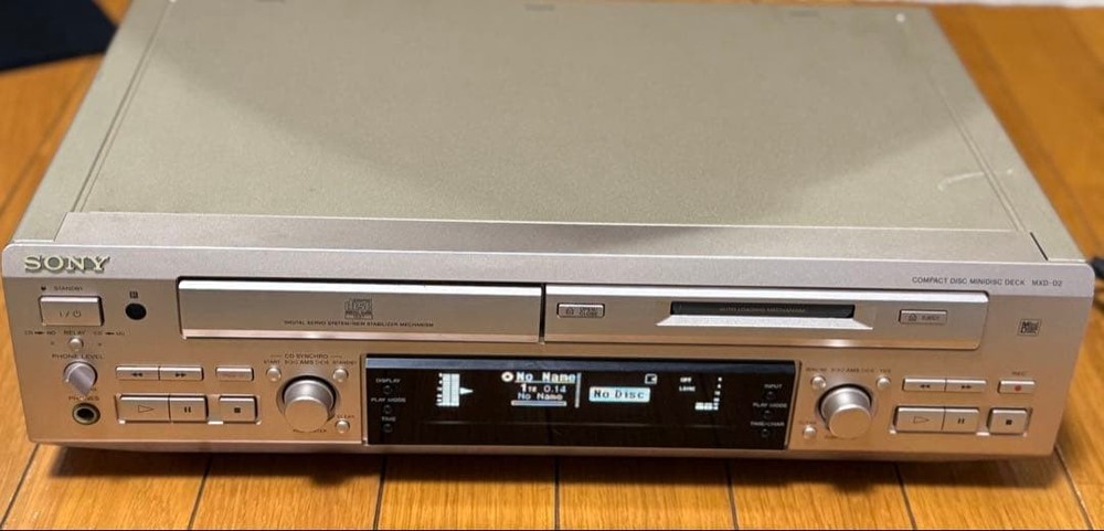 Sony MXD-D2 CD MD Recorder Deck Tested Clean Japan
