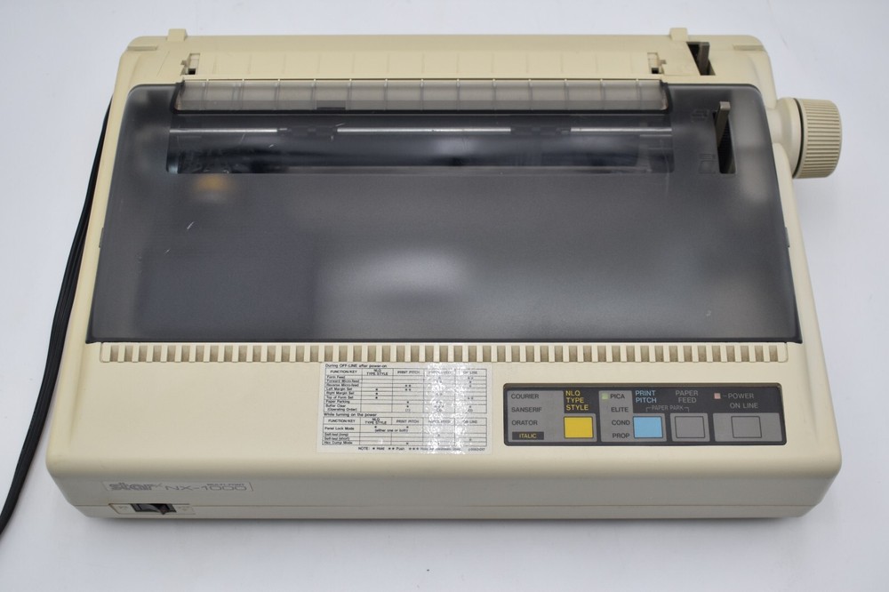 Vintage Star NX-1000 Multi-Font Dot Matrix Printer