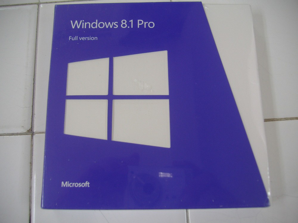 Microsoft Windows 8.1 Pro Full English Version 32 & 64Bit DVD MS SEALED BOX=