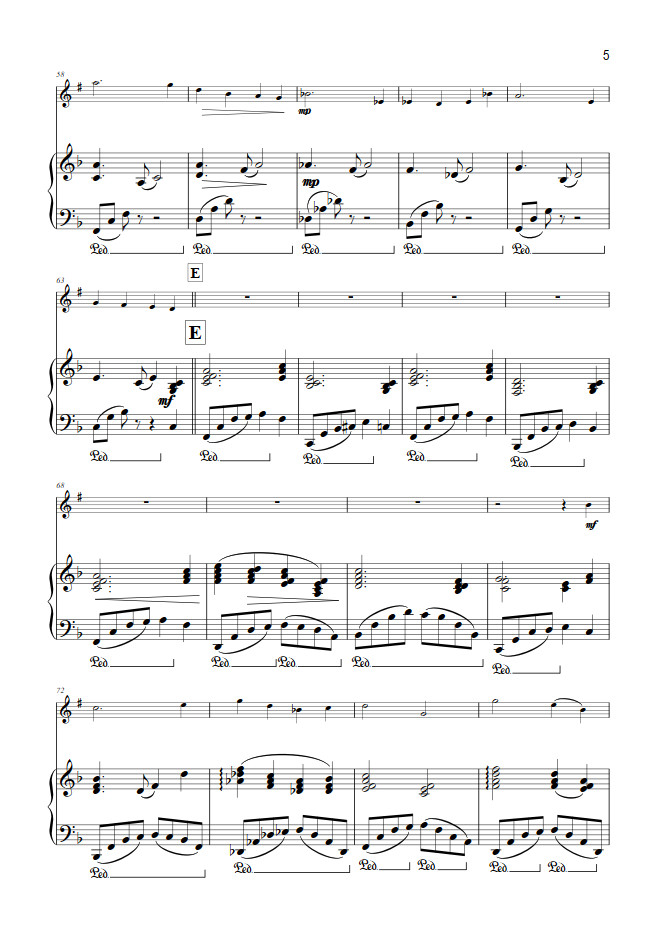 Piece for Paul - Cornet & Piano