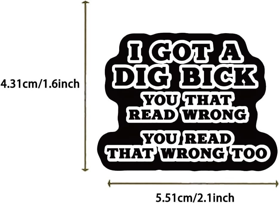 100pcs Funny Hard Hat Stickers (Dirty) for Adult Tool Box, Helmet, Black