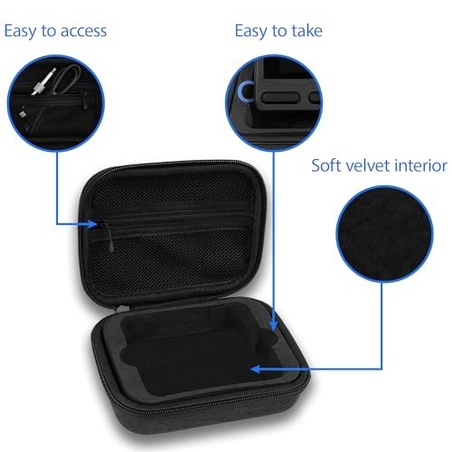 Guitar Effect Pedal Storage Case - Fits Pocket Master, Sponge Lining, Dark Grey