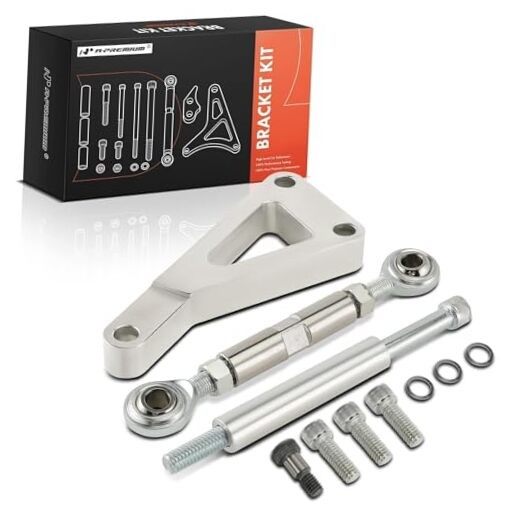 Alternator Adjustable Bracket Kit Compatible with Chevy SBC 350 Small Block