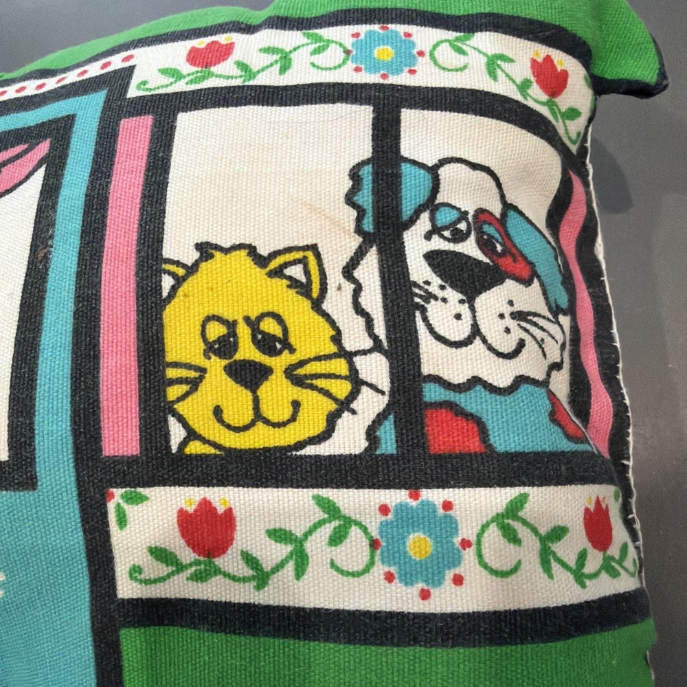 Spring Mills Cut ‘n Sew Fabric Pattern Plush Train Childrens Decor Circus Train