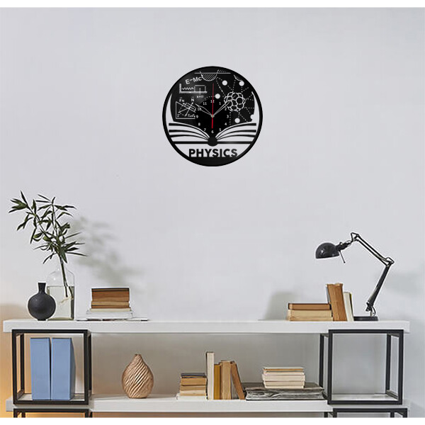 Vinyl Clock Physics Wall Clock Unique Art Vinyl Record Wall Clock 1271