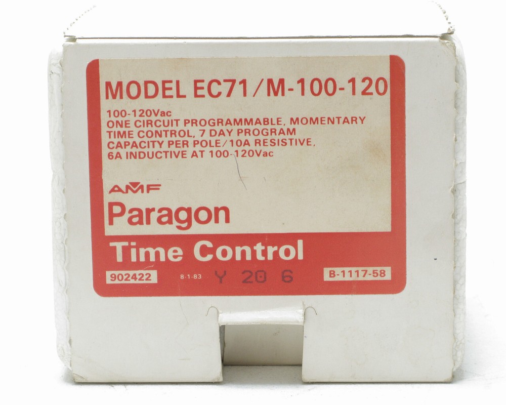 Paragon EC71/M-100-120 7-Day Timer, 100-120VAC