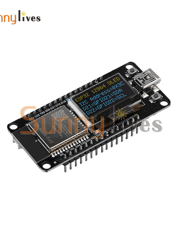 0.96" ESP32 ESP--32D WIFI Bluetooth Development Board OLED CH340C Module