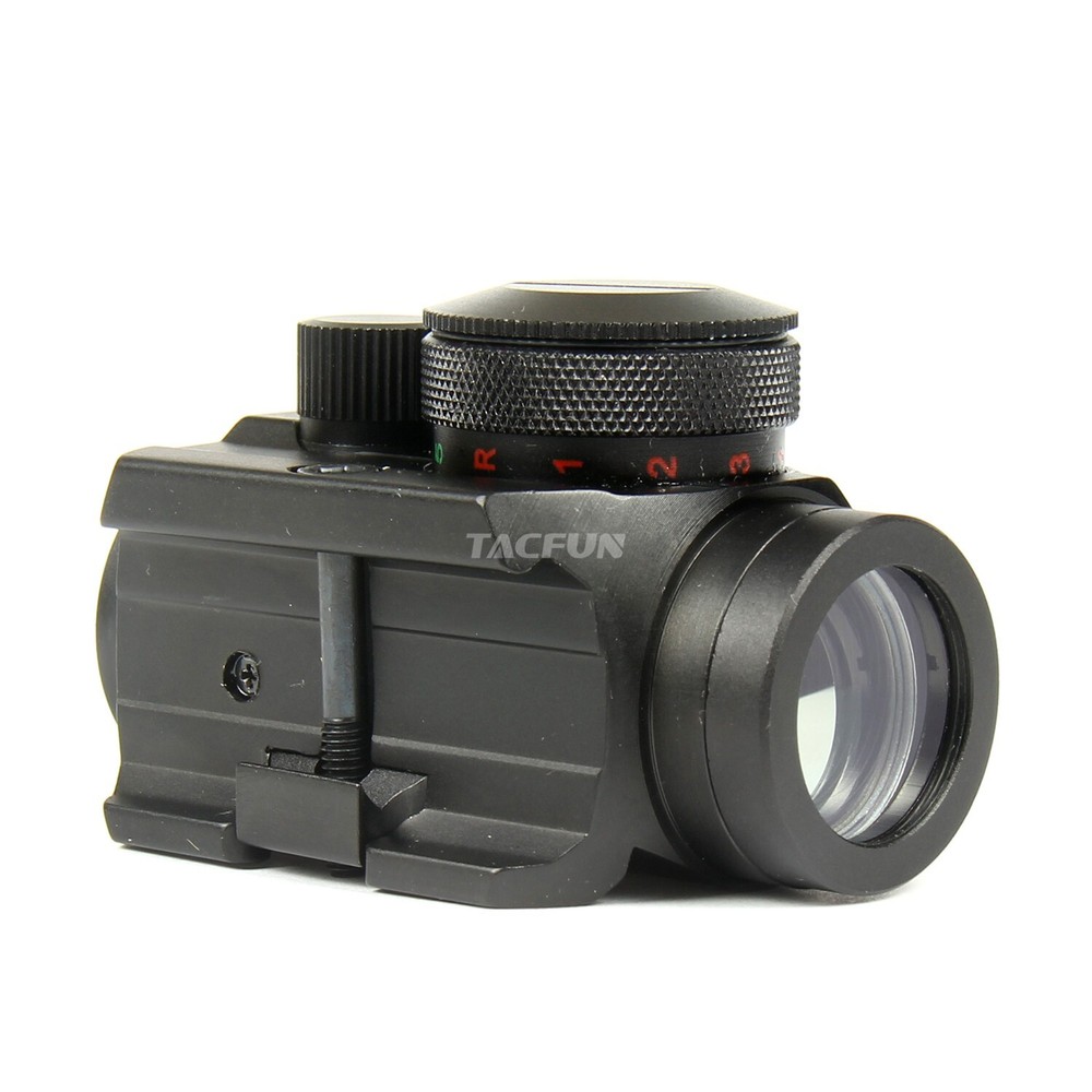 4MOA Red & Green Dot Reflex Sight Low Profile Micro Weaver Picatinny Mount