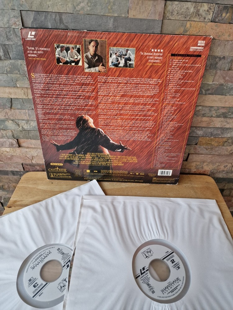 The Shawshank Redemption Laser Disc - (1994, Classic).