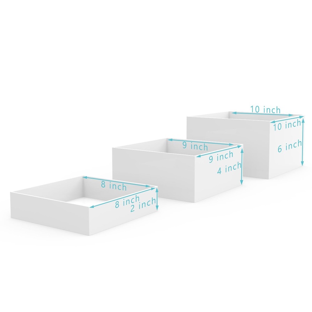 Buffet Risers, Food Risers for Buffet Table, Display Stand Shelf for Catering...