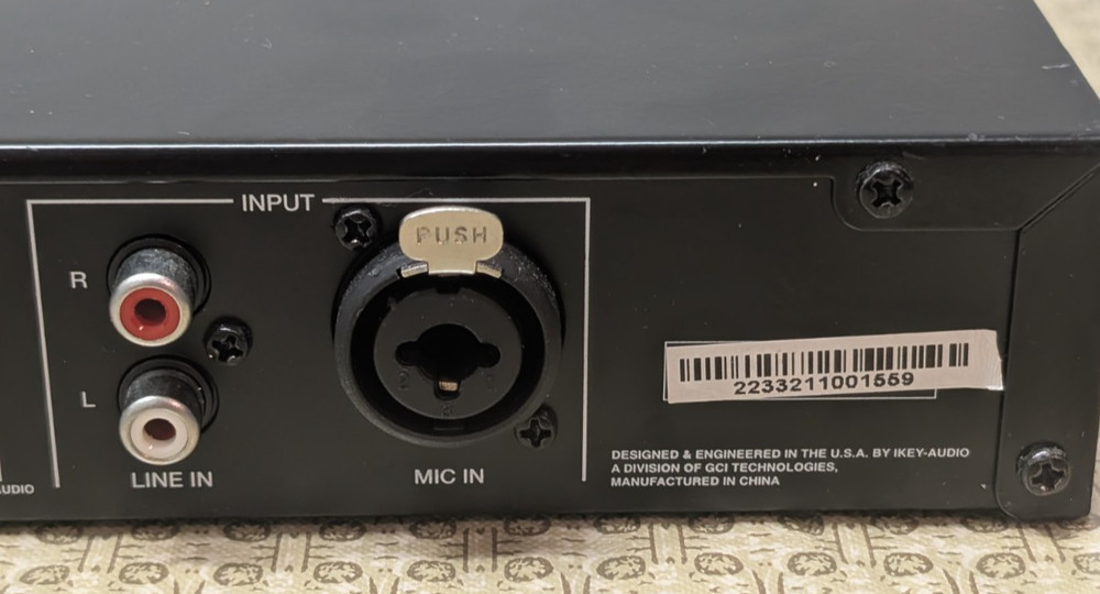 iKEY-AUDIO RM3 Rackmount Professional Digital Recorder - Working