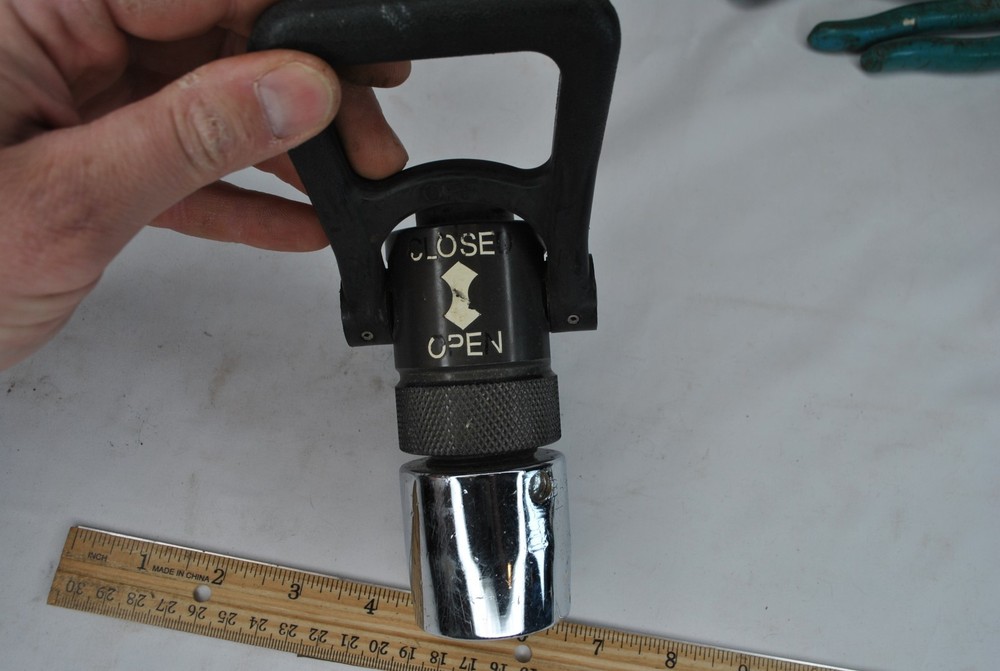 1" ball shut off nozzel fire fighting