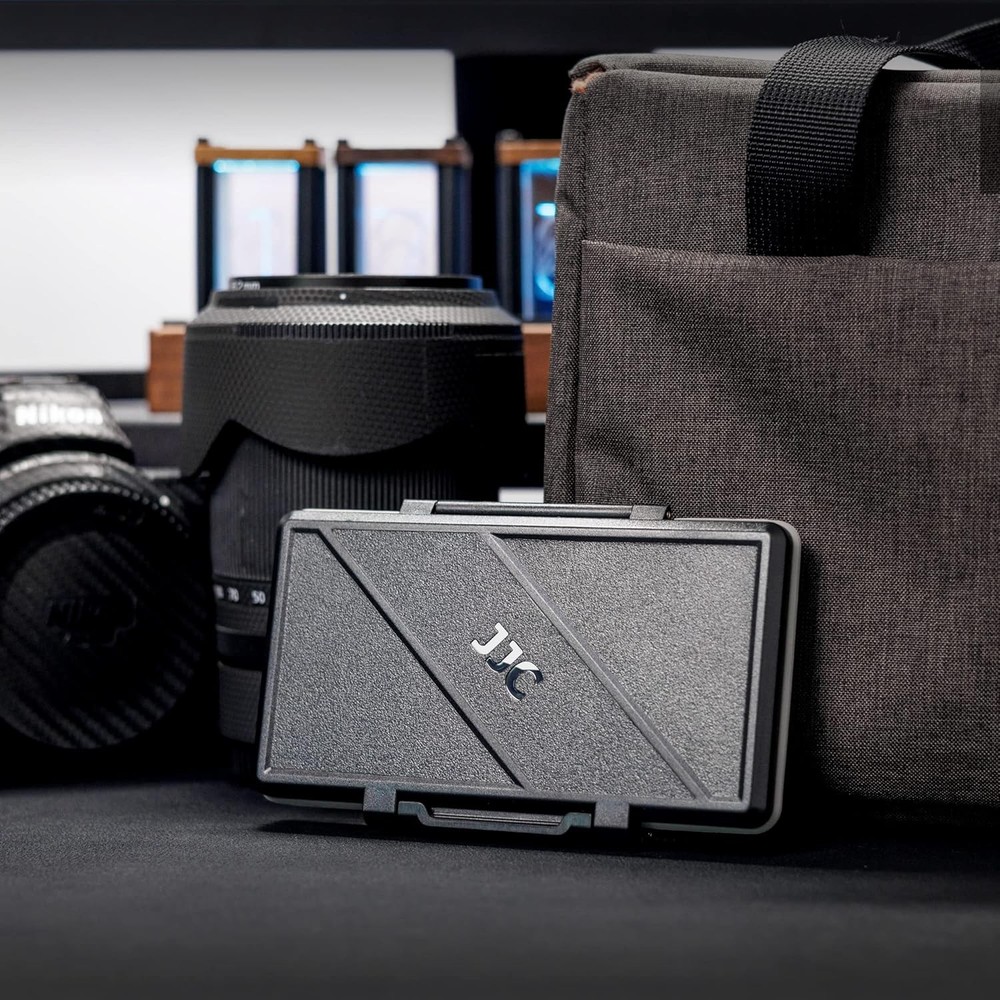 30 Slots Micro SD Card Case with Index Label, Water Resistant & Shockproof Micro