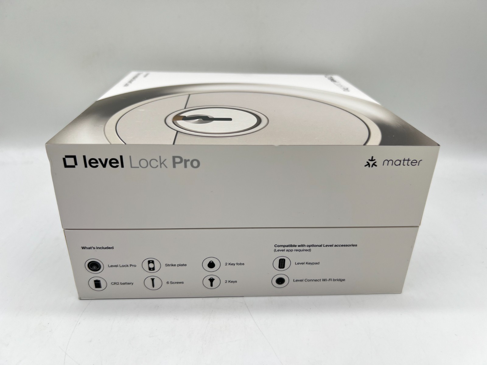 Level Lock Pro (Matter) Smart Lock with Apple Home Key - Model: C-G12U Brand New