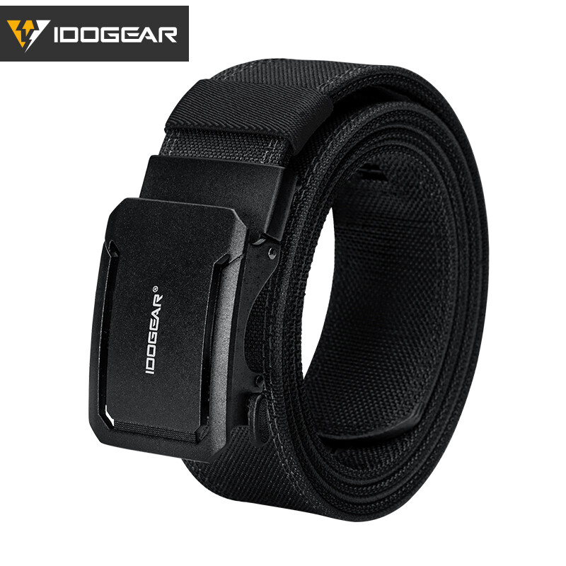 IDOGEAR Tactical Belt with Metal Ratchet Adjustable Buckle 1.75" Belt Hunting