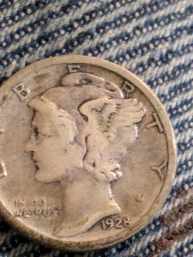 1928-S Mercury Dime Fine Details