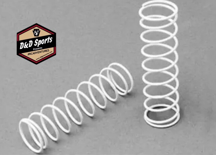Traxxas 3758X Springs Front (White) (2)