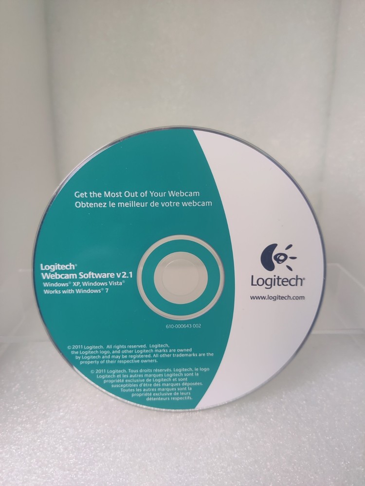 Logitech Webcam Software V 2.1 Disc Only 2011 Cam CD NO TRACKING