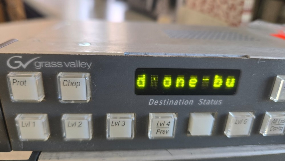 Grass Valley ENCORE BPS Control Panel PN: 610090100 ENC-BPS