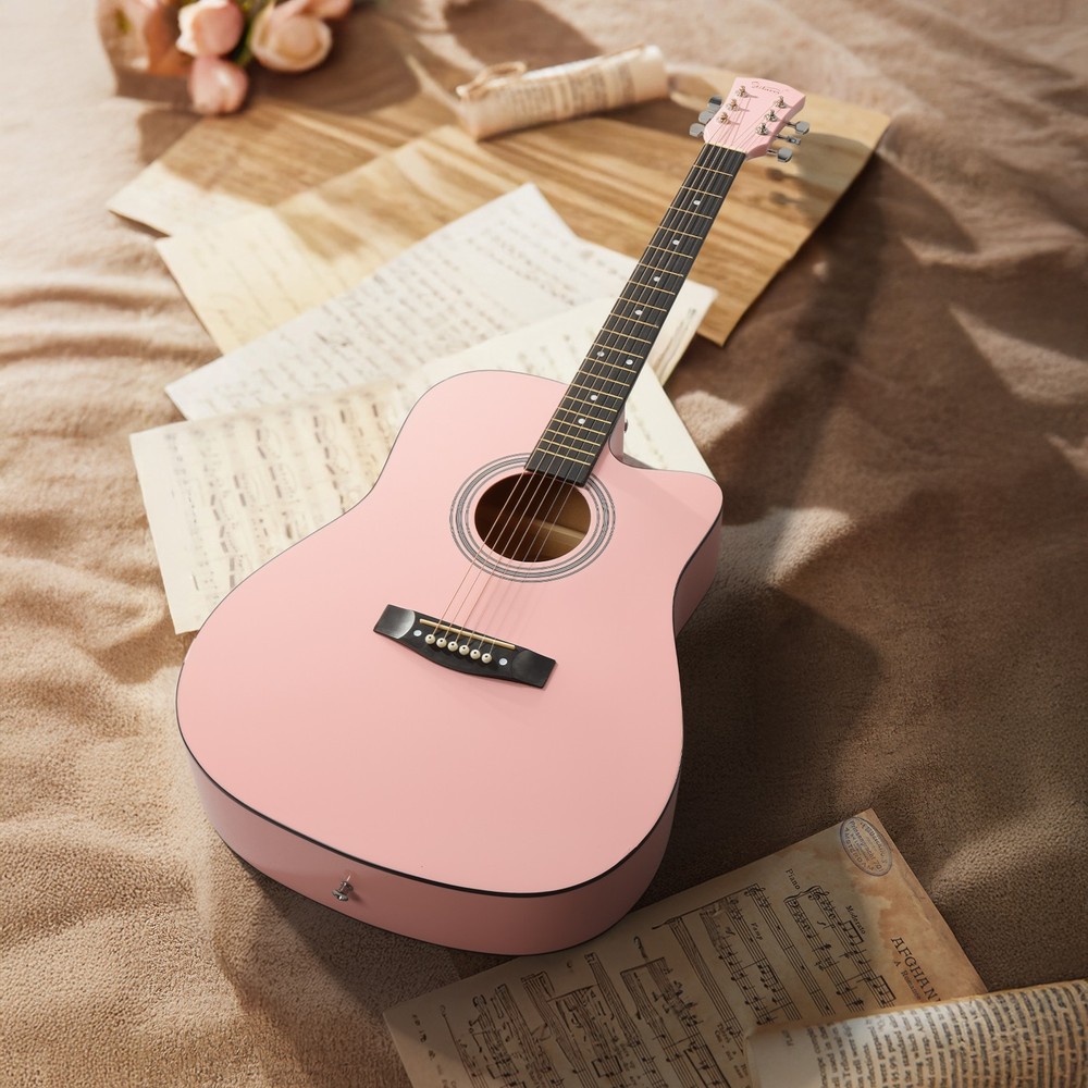 41 Inch Beginner Acoustic Guitar Package - Starter Bundle Kit & Accessories