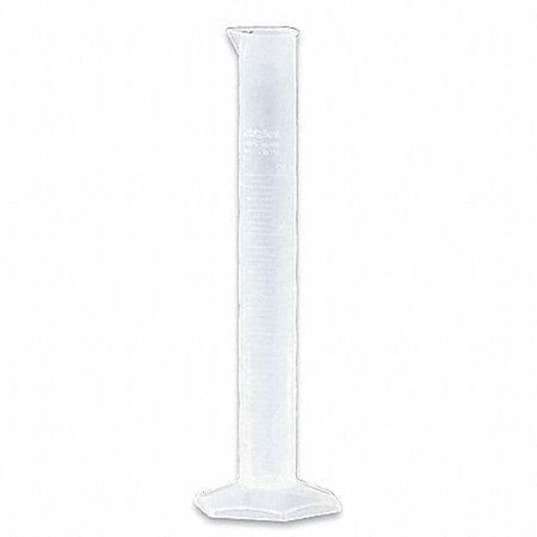 Graduated Cylinder, 10Ml, Polypropylene, 9Wj86