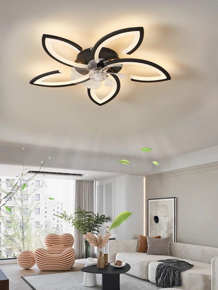 Modern Black LED Ceiling Fan