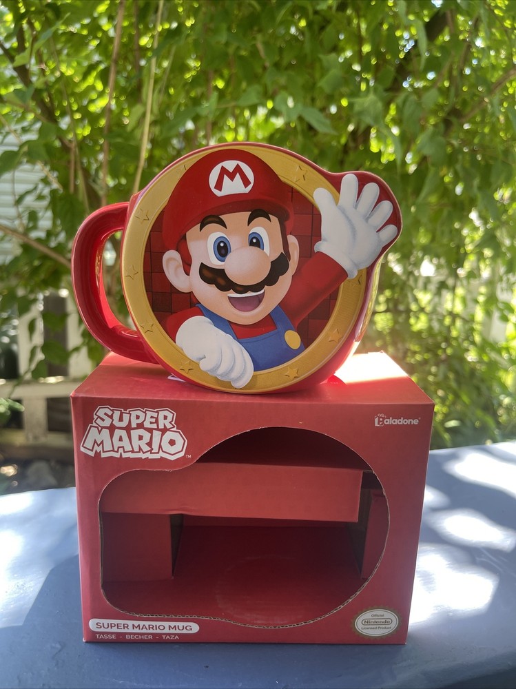 Super Mario Collectible Red Ceramic Mug